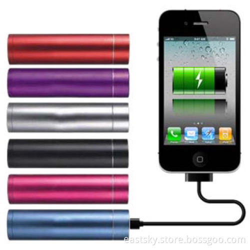 Aluminum power bank external battery charger, stylish, compact, portable and fashionable design